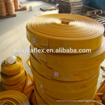 3 Inch Fiber Reinforced High Pressure Nitrile PVC Layflat Hose 10bar